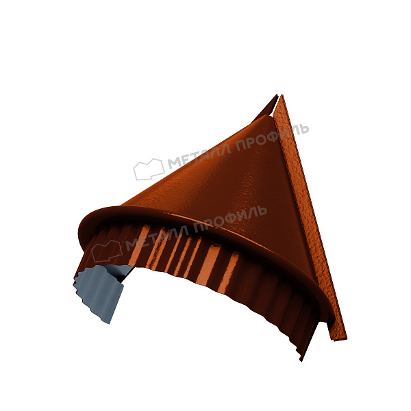 Заглушка конька круглого конусная (AGNETA-03-Copper\Copper-0.5) ― купить в Баку по доступной цене.